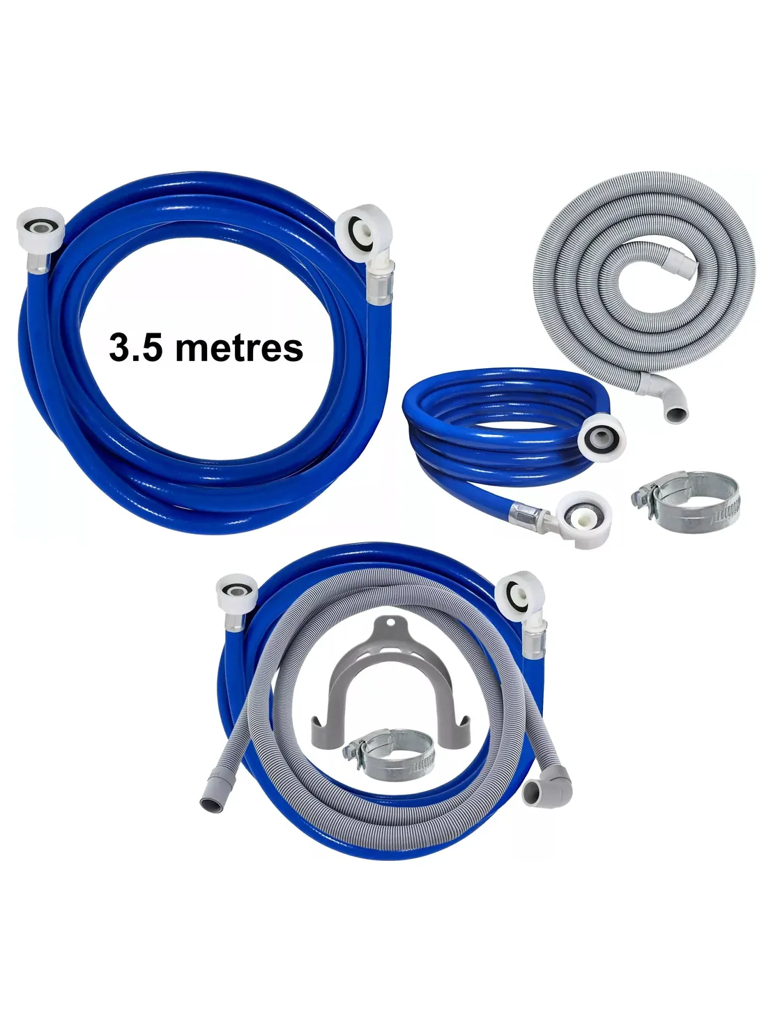 Universal Drain Hose & Fill Pipe Angle Clip for Washers/Dishwashers