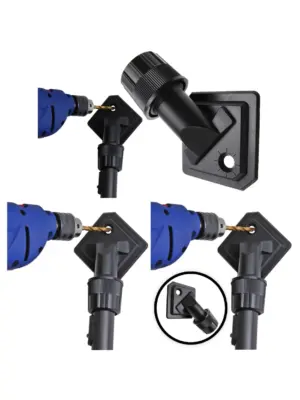 Universal Drill Dust Collector Hose Adapter 32-38mm for Vacuum Cleaners