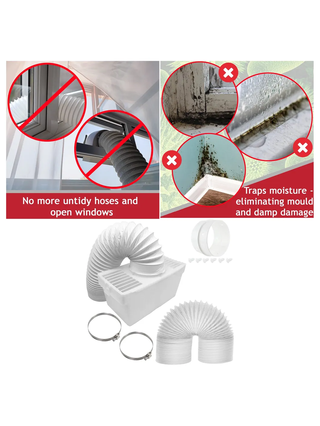 Universal Dryer Condenser Box with 7m Extra‑Long Hose Kit