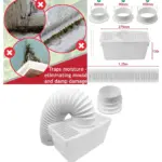 Universal Dryer Condenser Vent Box & 1.25m Hose Kit