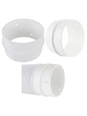 Universal Dryer Exhaust Dual Hose Adapter Ring – Easy Connect
