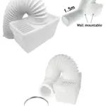 Universal Dryer Vent Kit – 100mm Condenser Box & Hose with Screw Clip