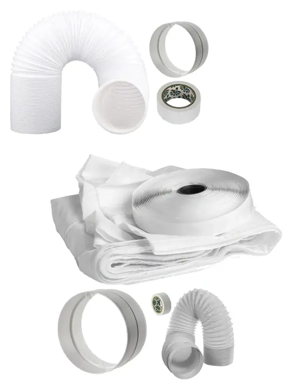 Universal Dryer Vent Kit – Window Seal, 3m Hose & Adapter for Tumble/Washer
