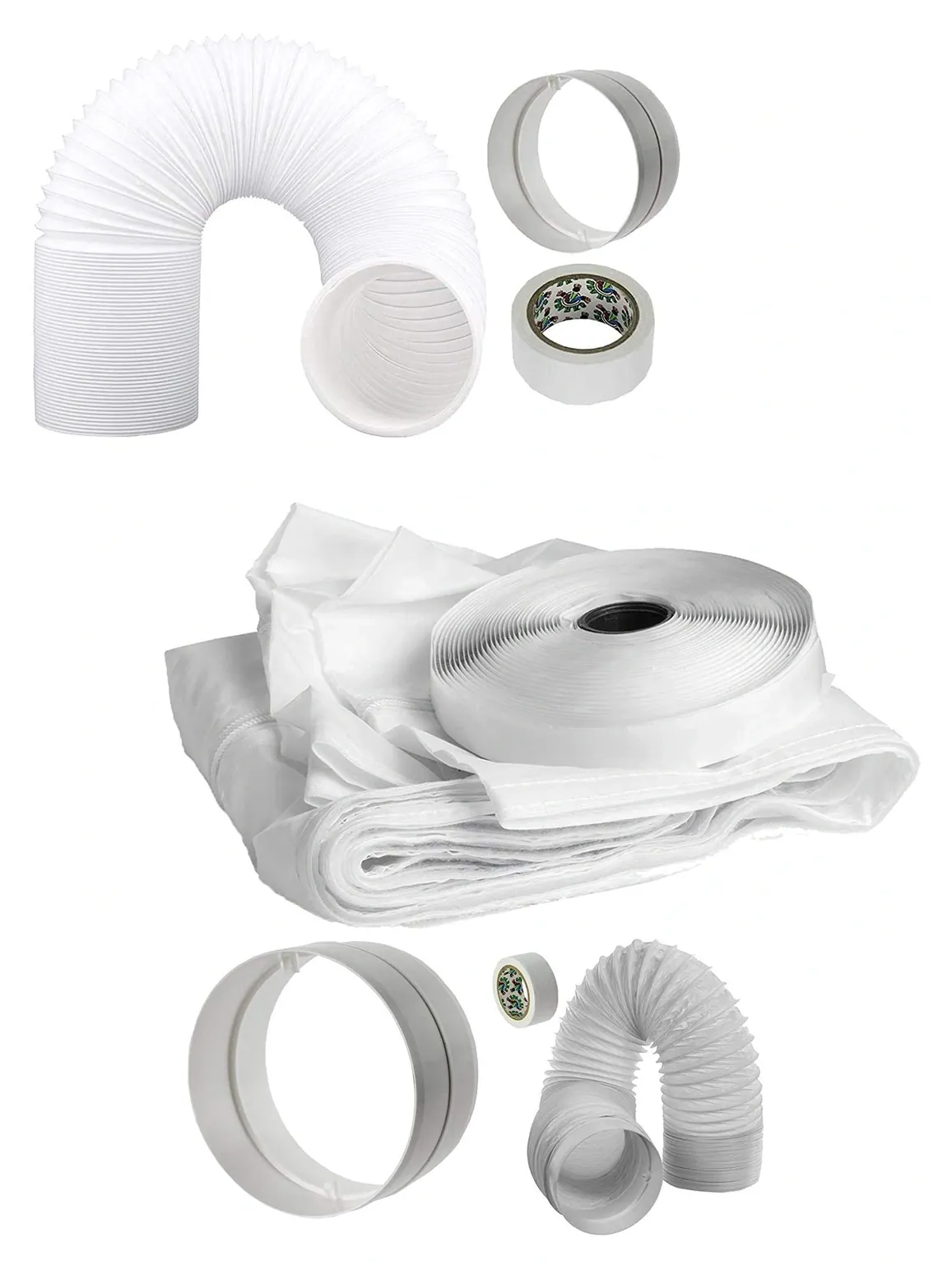 Universal Dryer Vent Kit – Window Seal, 3m Hose & Adapter for Tumble/Washer