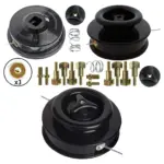 Universal Dual-Line Manual Feed Trimmer Head +3×80m Dual-Core Line