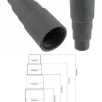 Universal Dust Extraction Hose Adapter for Vacuums & Sanders