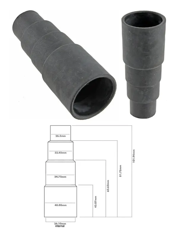 Universal Dust Extraction Hose Adapter for Vacuums & Sanders