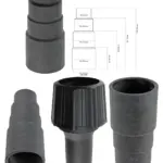 Universal Dust Extractor Adapter Kit for 26‑38mm Power Sander Ports