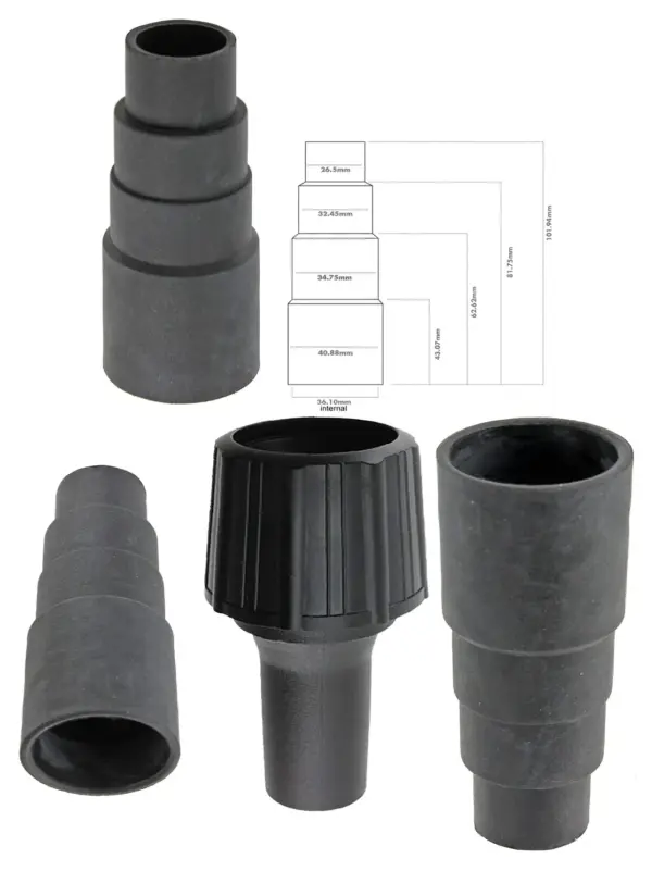 Universal Dust Extractor Adapter Kit for 26‑38mm Power Sander Ports