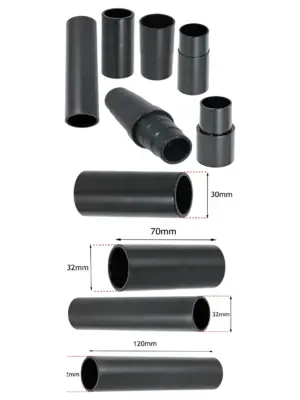 Universal Dust Extractor Adapter Set for Power Sanders – 6 pcs