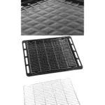 Universal Full-Width Oven Grill Tray with Rack – 476 mm × 374 mm
