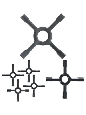 Universal Gas Hob Ceramic Trivet Set – 4 Small 130mm Moka Pot Stands