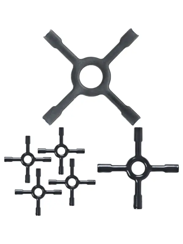 Universal Gas Hob Ceramic Trivet Set – 4 Small 130mm Moka Pot Stands