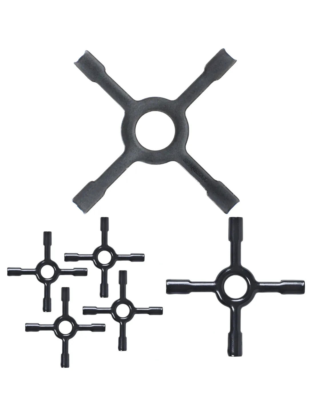 Universal Gas Hob Ceramic Trivet Set – 4 Small 130mm Moka Pot Stands
