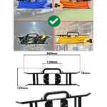 Universal H‑Frame Cable Organizer & Power Lead Winder 360×125 mm