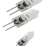 Universal Halogen 20W G4 2‑Pin Cooker Hood Light Bulbs – Pack of 2