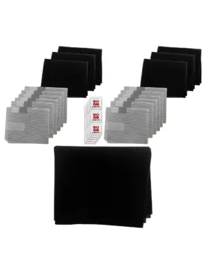 Universal Kitchen Hood Filter Kit – 6 Grease, 3 Carbon & 15 Fresheners