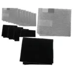 Universal Kitchen Hood Filter Kit – 8 Grease & 4 Carbon Filters