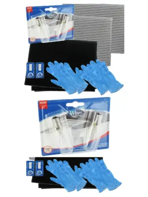 Universal Kitchen Hood Kit – Carbon Grease Filter + E14 40W Light Bulb