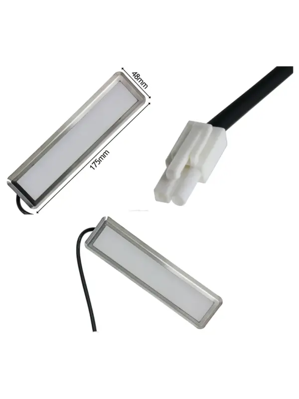 Universal Kitchen Hood LED Light - 175×48mm 2.5W Vent Extractor Lamp