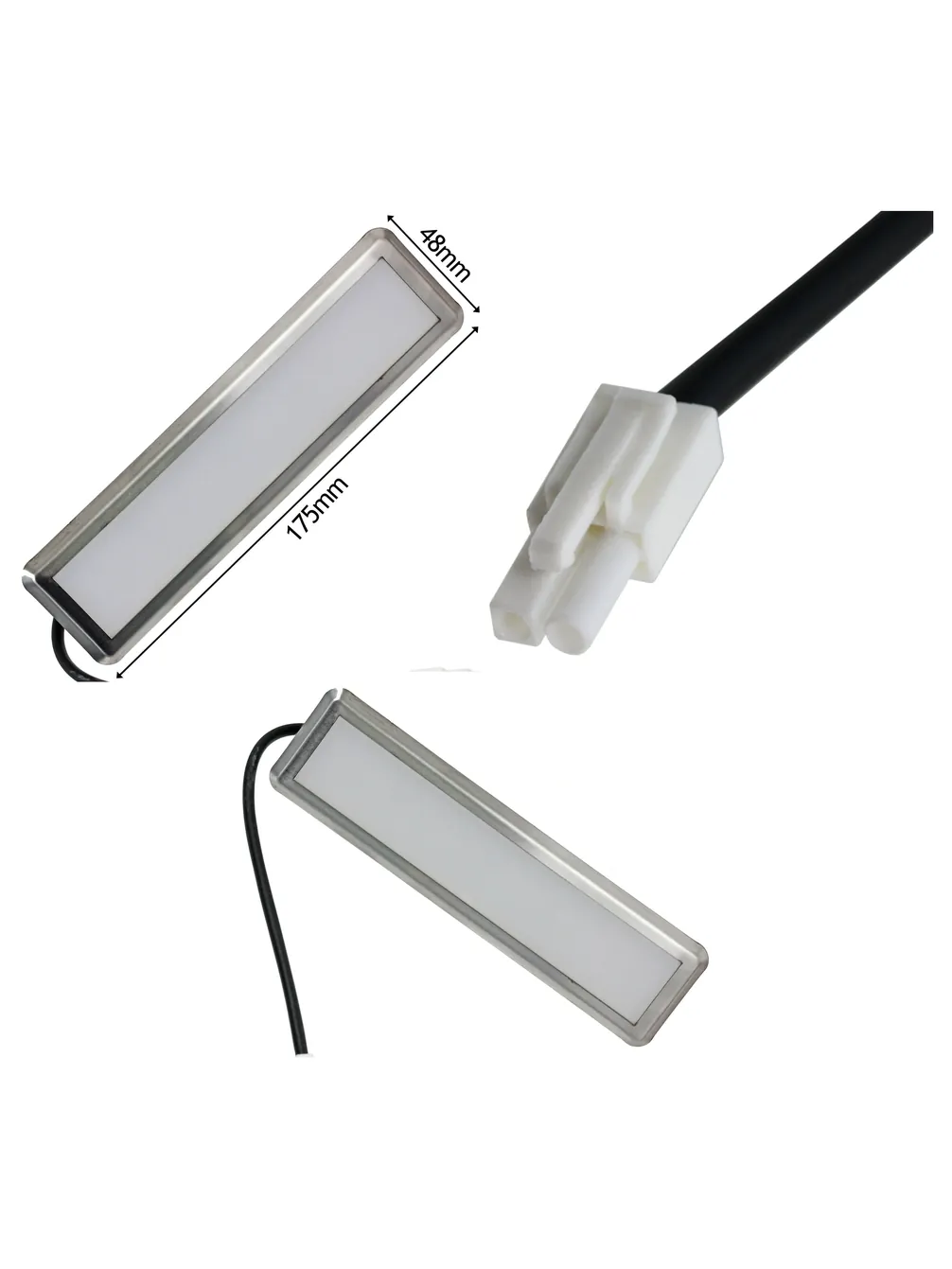 Universal Kitchen Hood LED Light - 175×48mm 2.5W Vent Extractor Lamp