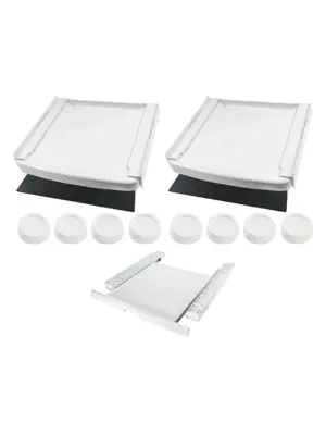 Universal Laundry Stack Kit Vibration Dampening for Washers and Dryers