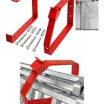 Universal Lockable Ladder Wall Bracket – Secure Rack Mount for Ladders