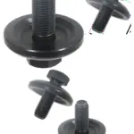 Universal M10 Lawn Mower Blade Bolt Set - 2 Bolts and Washers