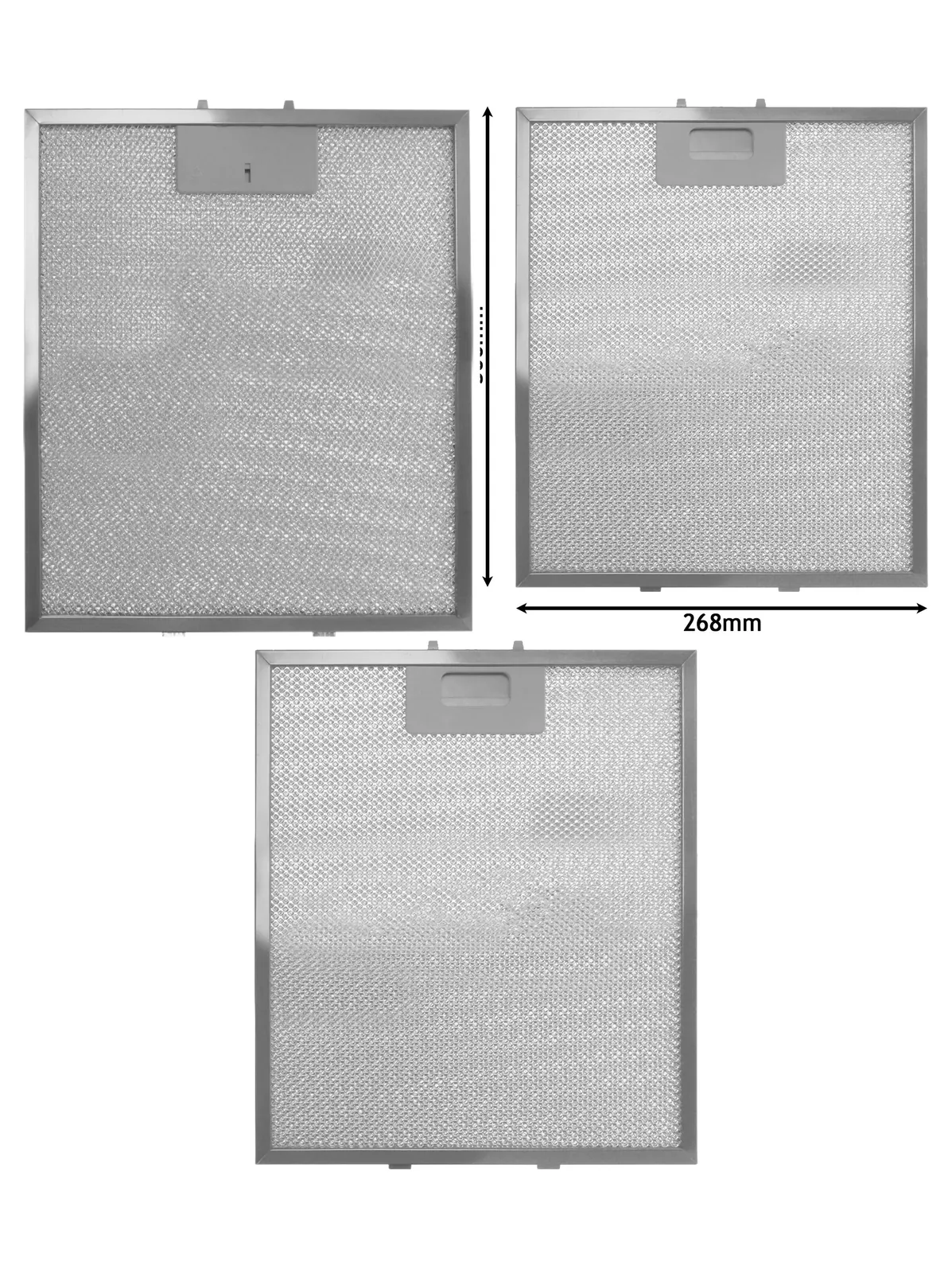 Universal Metal Mesh Cooker Hood Filter – 306×268 mm