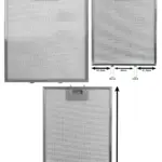 Universal Metal Mesh Range Hood Grease Filter – 305×267 mm