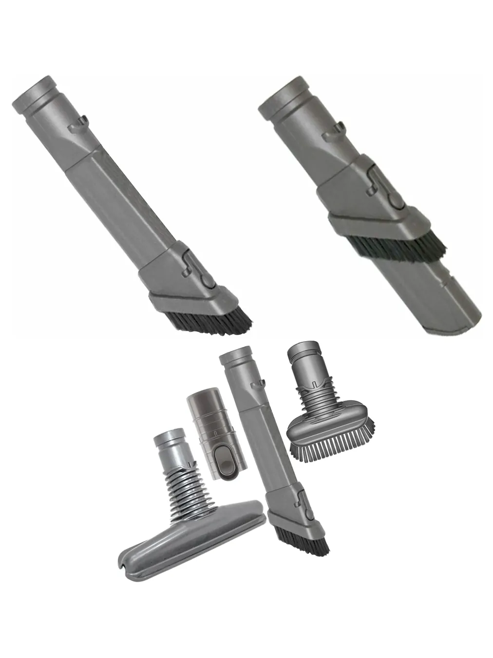 Universal Mini Crevice & Upholstery Brush Kit for Dyson Vacuums