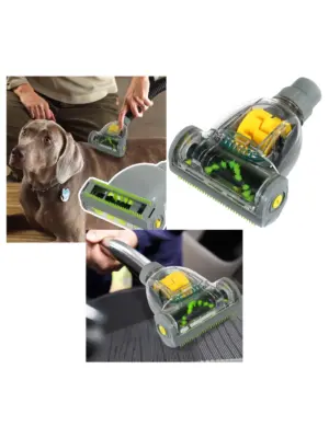 Universal Mini Turbo Vacuum Brush – 32mm Pet Hair Floor Cleaner