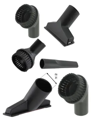 Universal Mini Vacuum Brush & Nozzle Kit – 35mm Cleaner Attachments