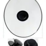 Universal Oval Glass Slow Cooker Lid with Knob – Fits 3.5‑5.5 L