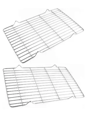 Universal Oven Grill Mesh Rack – 344 mm x 222 mm Cooking Grid