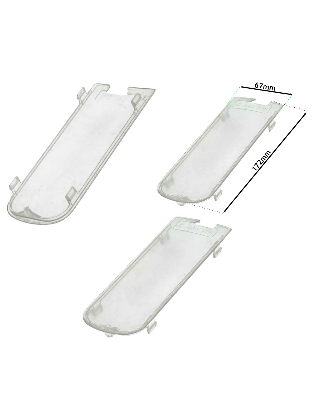 Universal Range Hood Light Cover – Fits Whirlpool, Elica, IKEA, Smeg