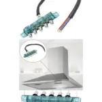 Universal Range Hood Switch Button Control for Extractor Fan + Cable