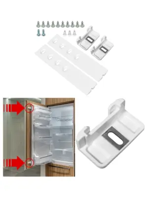 Universal Refrigerator Door Slider Mount Bracket Kit – 2 Pack