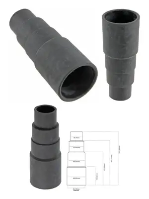 Universal Sander Dust Extractor Hose Adapter for Samsung Vacuums 26-38mm