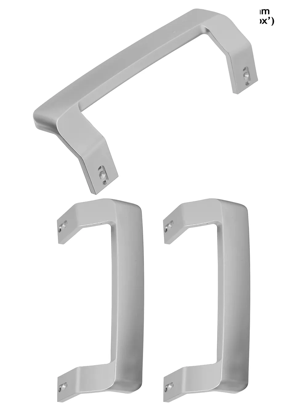 Universal Silver Replacement Fridge & Freezer Door Handles – Pack of 2