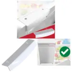 Universal White Fridge/Freezer Door Handle - 145mm Handgrip