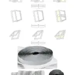 Universal Window AC Vent Seal Kit for Portable Air Conditioner Hose