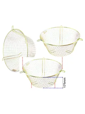 Universal Zinc‑Coated CCTV Guard & Security Light – Round Cage 255mm