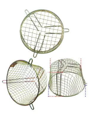 Universal Zinc-Coated Round Cage for CCTV Camera & Security Light 180mm