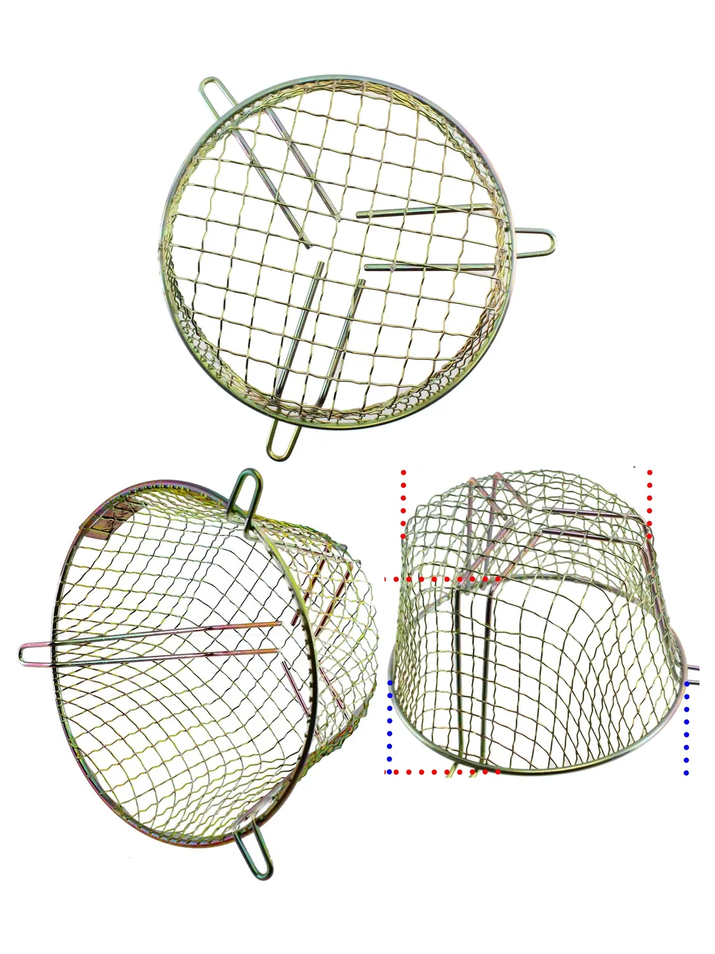 Universal Zinc-Coated Round Cage for CCTV Camera & Security Light 180mm