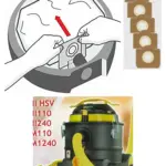 V‑TUF Mini M Class Vacuum Dust Bags – VTM110 Compatible, 5‑Pack