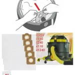 V-TUF Mini M Vacuum Bags for VTM110 - Pack of 5 with Fresheners