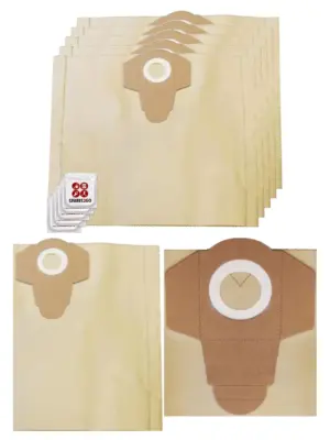 Vacmaster 30L Vacuum Cleaner Dust Bag Set – 5 Bags + Freshener Pack