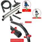 Vacmaster Multi 20/Power 30 PTO Wet‑Dry Vacuum Hose & Rod Kit