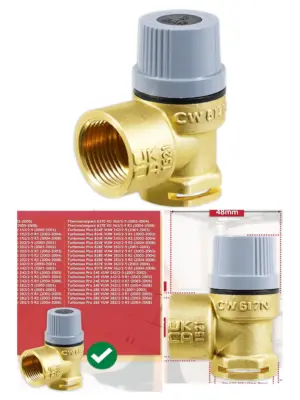 Vaillant Thermocompact Turbomax Plus Pro 3 Bar PRV 3/4-x-1/2